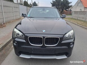 Bmw X1 2.0d czarna z Niemiec, bezwypadkowa