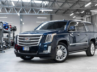 Cadillac Escalade ESV Platinum 6.2 V8. Bezwypadkowy, mienie przesiedleńcze…