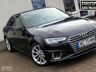 Audi A4 B9 S-Line SalonPL Automat FV23% LED Navi Tempomat Gwarancja