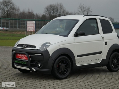 Microcar M.Go Higland-X led alufelgi czuj. parkow. el. szyby centr. zamek