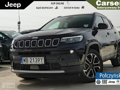 Jeep Compass II LIMITED 1.5 e-HYBRID 130KM DCT|Black|Pakiet Zima & Parking +| Demo