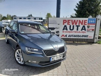 Skoda Superb III 150 koni, Bogate wyposażenie, 1wł, salon PL, FV 23% WE063WR