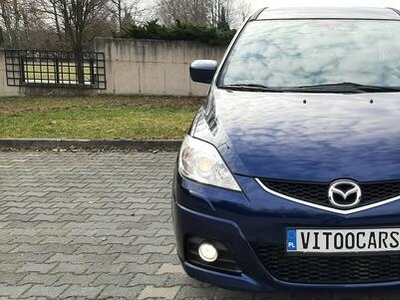 Mazda 5 Gwarancja Przebiegu Podgrzewane fotele Parktronic 7 osobowy