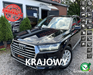 Audi Q7 LED, Klimatyzacja, 7-osobowy, Nawigacja, Asystent kierowcy, Quattr…