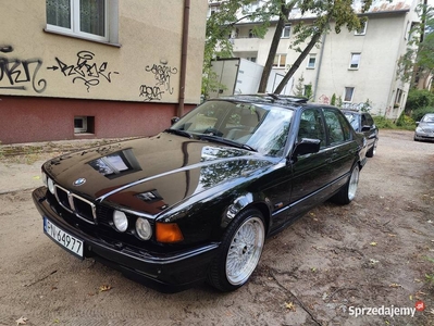 Bmw 730i E32 v8 M60b30 LPG shadowline szare skóry