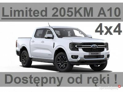 Ford Ranger Nowy Ranger Limted 205KM 4x4 Niska Cena Dostępny od ręki ! 228…