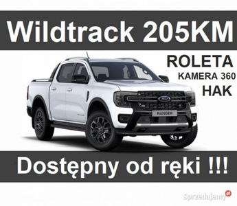 Ford Ranger Nowy Ranger Wildtrak 205KM 4x4 Rolera Kamera 360 Niska Cena 25…