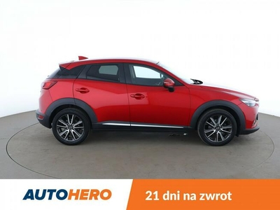 Mazda CX-3 navi, skóra, klima auto, czujniki i kamera cofania, grzane fotele