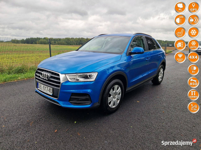 Audi Q3 2.0TDI 150KM Quattro Navi BiXenon LED Facelift Gwarancja Zarejestr…