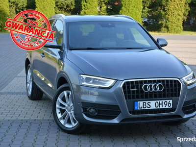 Audi Q3 Quattro bi-xenon Led Skóry Navi Czarny Sufit Park Assit Bose 2XPar…