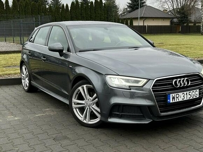 Audi A3 2XS-LINE*FAKTURA*23%*VAT*NAVI*Klimatronic*Serwis*ASO*Zarejestrowany