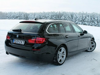 BMW 520 F10 F11 2.0 D 184 KM Aut SKÓRA Head-Up DUŻA Navi PANORAMA Nowy ROZRZĄD