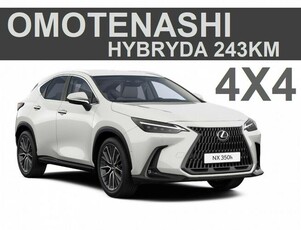 Nowy NX 4x4 Hybryda 350h Omotenashi Kamera 360 st. 3386 zł