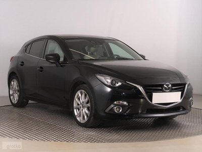 Mazda 3 III , Salon Polska, Serwis ASO, Skóra, Navi, Xenon, Bi-Xenon,