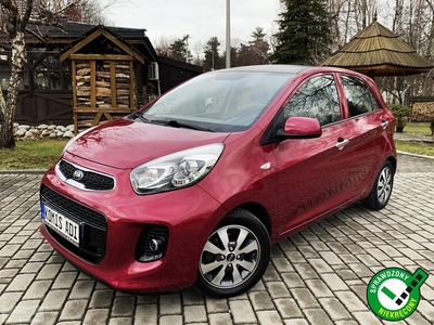 Kia Picanto II 1.0 69KM LEDY/klimatyzacja/tylko49tysKM/serwis/alu