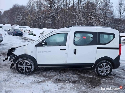 2016 DACIA DOKKER STEPWAY 1.2 benzyna USZKODZONY poduszki ok