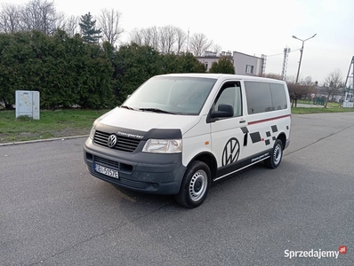 F-VAT 23%*Volkswagen Transporter T5*1.9 TDI 102KM*6 OSÓB*ZADBANY*