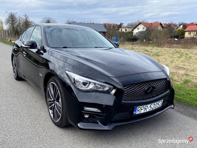 Infiniti Q50S Hybrid AWD 3.5 V6 364KM, Pełna opcja, *zamiana