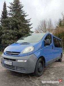 Opel Vivaro 9 osobowy w LONGU, przebieg 190tys.km, F-ra VAT