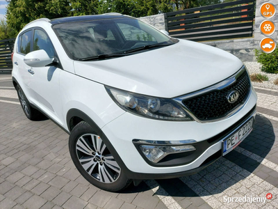 Kia Sportage kamera Biała Perła navigacja panorama 118 tys km III (2010-20…