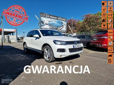 Volkswagen Touareg II 3.0 TDI 245 KM, 4X4, Panorama, Automat, Kamery 360, LED, Navi, Hak