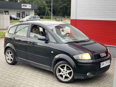 Audi a2 1.6 benz 02r. Idealny na miasto! 220 tys km. 6900zł Zamiana?