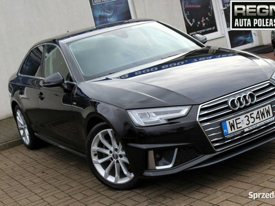 Audi A4 S-Line SalonPL Automat FV23% LED Navi Tempomat Gwarancja B9 (2015-)