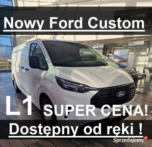 Ford Transit Custom L1 Nowy Ford Custom 136KM L1 Dostępny od ręki Super Ce…