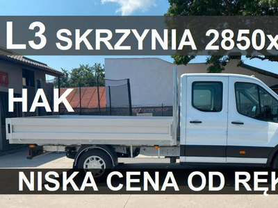 Ford Transit Skrzynia 2850x 2200 130KM Hak. 6-os. 130KM Niska Cena od ręki…