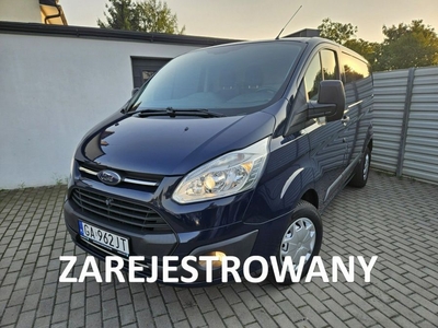 Ford Transit Custom 2.0 TDCi 130KM bezwypadek bdb wyposażenie 3 osobowy bardzo zadbany