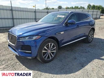 Jaguar F-PACE 2.0 benzyna 2022r. (LUMBERTON)