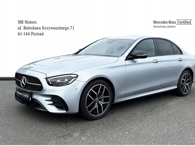 Mercedes Klasa E W213 Limuzyna Facelifting 2.0 220d 200KM 2023