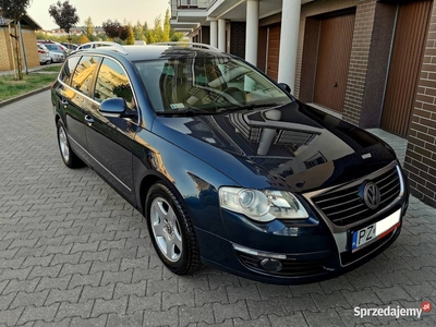 VW PASSAT B6 HIGHLINE DOINWESTOWANY 2,0 TDI 140KM 6 BIEGÓW JASNNE WNĘTRZE