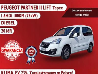 Peugeot Partner II Tepee Facelifting 2015 1.6 BlueHDi 100KM 2016