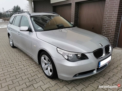 BMW SERIA 5 E61 2006r. AUTOMAT 2,5 D 177KM M57 ŁADNA