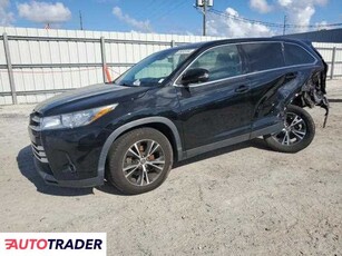 Toyota Highlander 3.0 benzyna 2019r. (JACKSONVILLE)