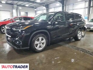 Toyota Highlander 3.0 benzyna 2021r. (HAM LAKE)