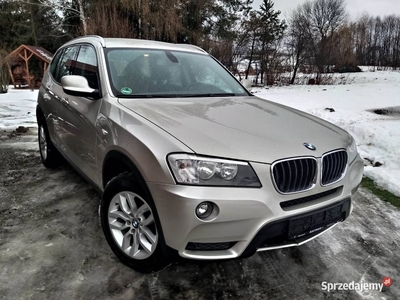 BMW X3 xDrive 20i 4x4 2012r. Benzyna 92 tyś,km Pełen Serwis