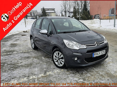 Citroen C3 2014 1.2 82 KM Tylko 104 tyś km Klima PDC Temp F…