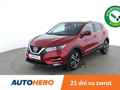 Nissan Qashqai II lift, LED, klima auto, navi, kamera 360, czujniki parkowania, grzane