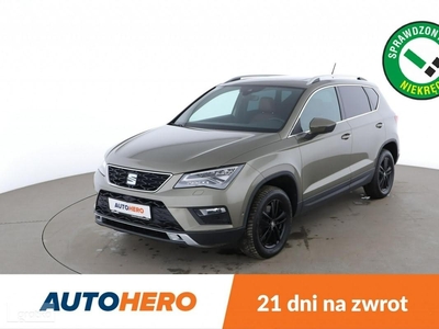 SEAT Ateca 2.0TDI DSG Xcellence 4Drive Panorama Skóra Grzane Fotele Navi ACC LE