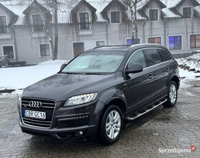 Audi Q7 2009r Lift 3.0TDi 245km S line 7 osób Max Opcja Super Stan