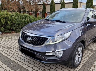 Kia Sportage 1.6 Benz 136KM, Lift, Pół skóra, Kamera, Ledy, Oryginał Lakier