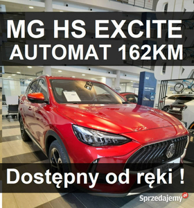 MG HS Excite 162KM Automat Tempo. akt. Martwe Pole Dostępny…