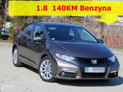 Honda Civic IX Tylko 135 tyś.km / Bezwypadkowy / Wyposażony