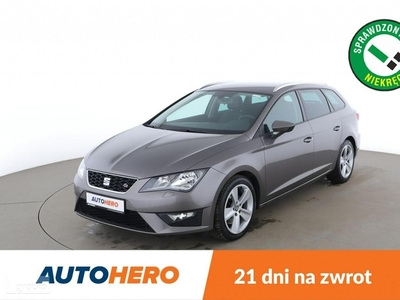 SEAT Leon III 185KM, DSG, półskóra, navi, klima auto 2x, czujniki parkowania