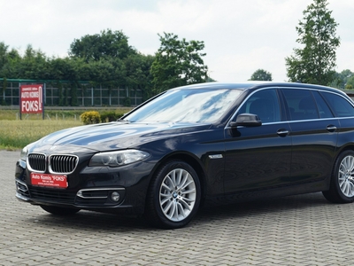 BMW SERIA 5 VI (F07/F10/F11) BMW SERIA 5 Luxury X -Drive NAVI Skóra Automat Hak 2,0 190 KM GWARANCJA 12 MS