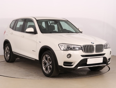 BMW X3 II (F25) , Salon Polska, Serwis ASO, 190 KM, Automat, Skóra, Navi,