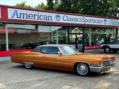 Cadillac DeVille V Coupe 1970 Orange Custom v8 SUPER STAN tech idealny klasyk do kolekc