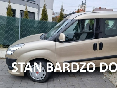 Fiat Doblo II KrajowyBEZWYPADKOWY 68tys.km.Klimatyzacja SERWISOWANY Idealny